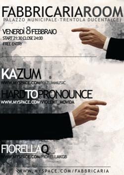 locandina "Fabricaria room"