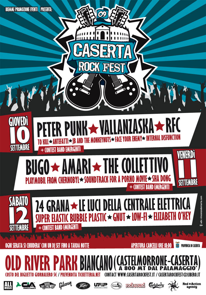 Manifesto-70x100-CasertaRockFest-2009
