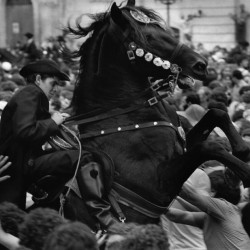 Spain. Ciudadela. 1980. The chaos of St.Jean.