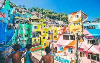 Santa Marta Favela Painting project