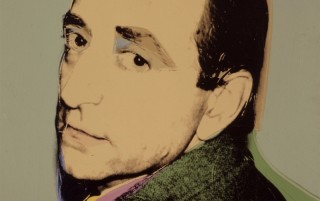 Andy Warhol, Lucio Amelio, 1975. Acrilico e serigrafia su tela. Courtesy Collezione Privata, Napoli.