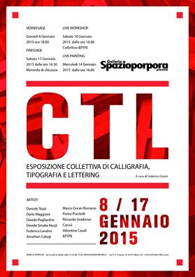 CTL Mostra collettiva di tipografia, calligrafia e lettering