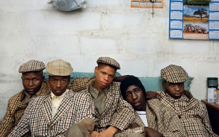 Loyiso Mayga, Wandise Ngcama, Lunga White, Luyanda Mzantsi, Khungsile Mdolo after their initiation ceremony, Mthatha, 2008 - Kin