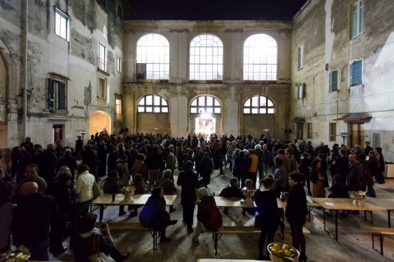 Cortile del Palazzo Cassano Ayerbo D'Aragona, Foto Amedeo Benestante