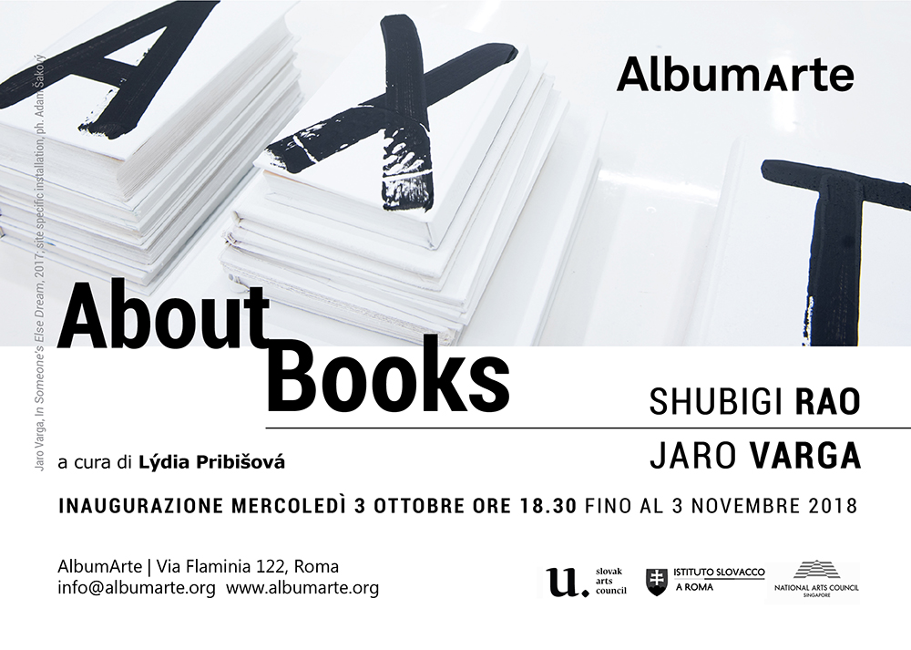 About books | Shubigi Rao – Jaro Varga all’AlbumArte di Roma