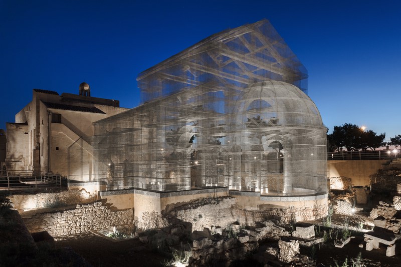 La basilica di Siponto di Edoardo Tresoldi. Un racconto tra rovine, paesaggio e luce